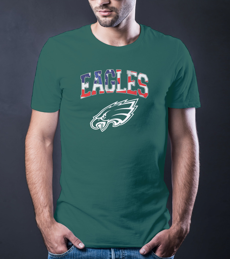Eagles American Flag Philadelphia T-Shirt