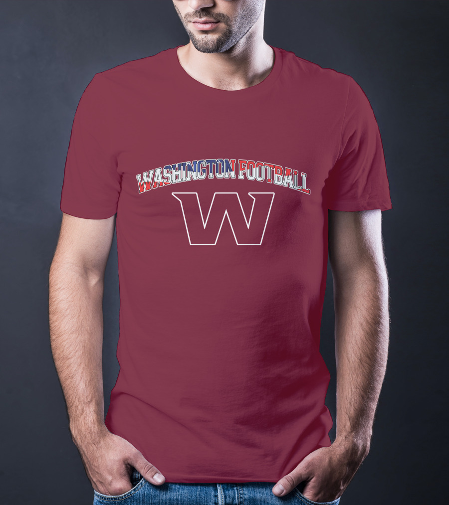 Washington Football American Flag W T-Shirt