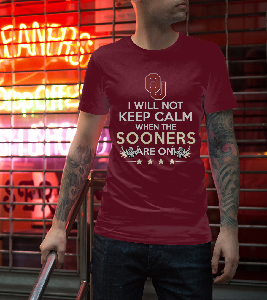 Ou Sooners Excitement Keep Calm Struggle T-Shirt