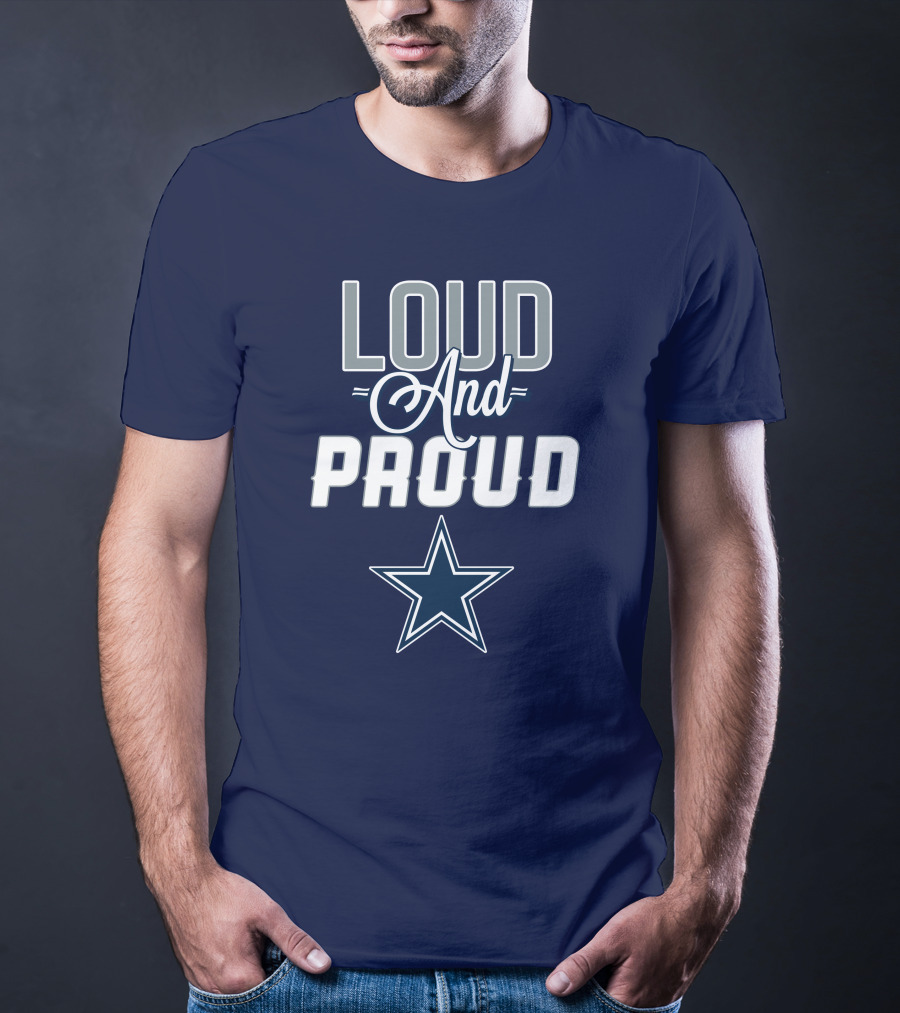 Dallas Cowboys Loud And Proud Star T-Shirt