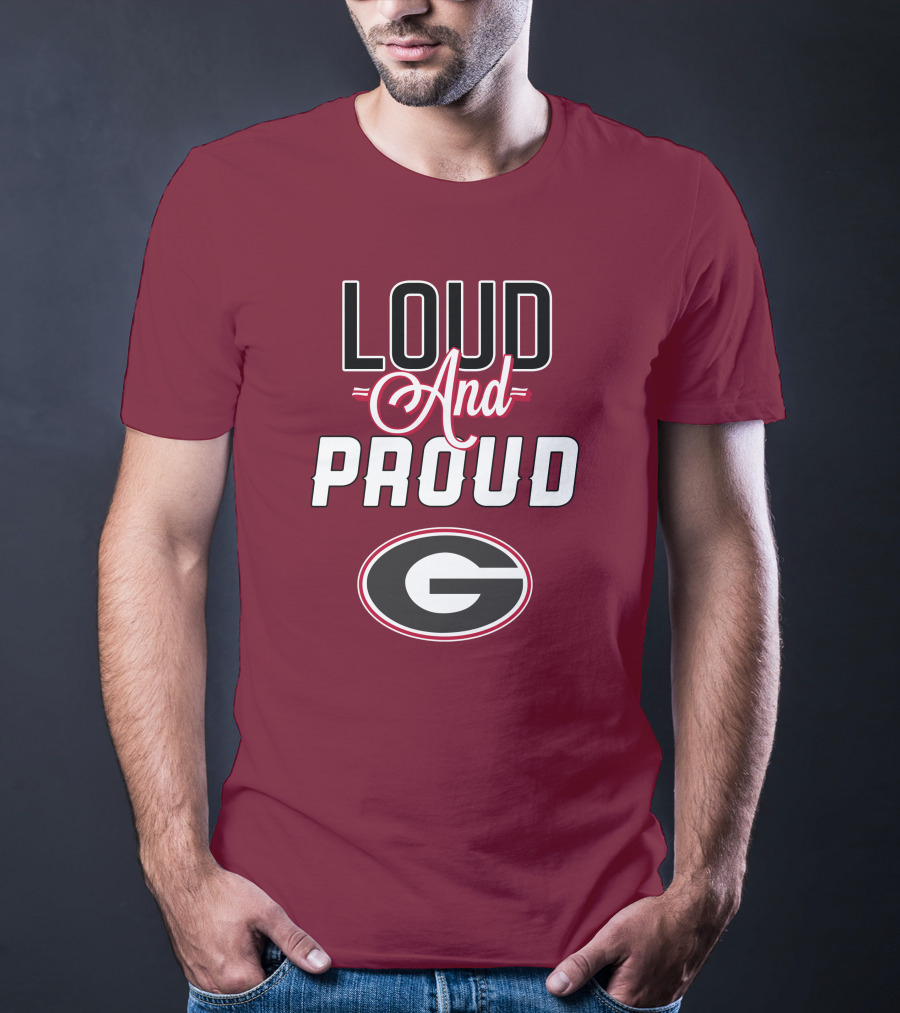 Loud And Proud Georgia Bulldogs G T-Shirt
