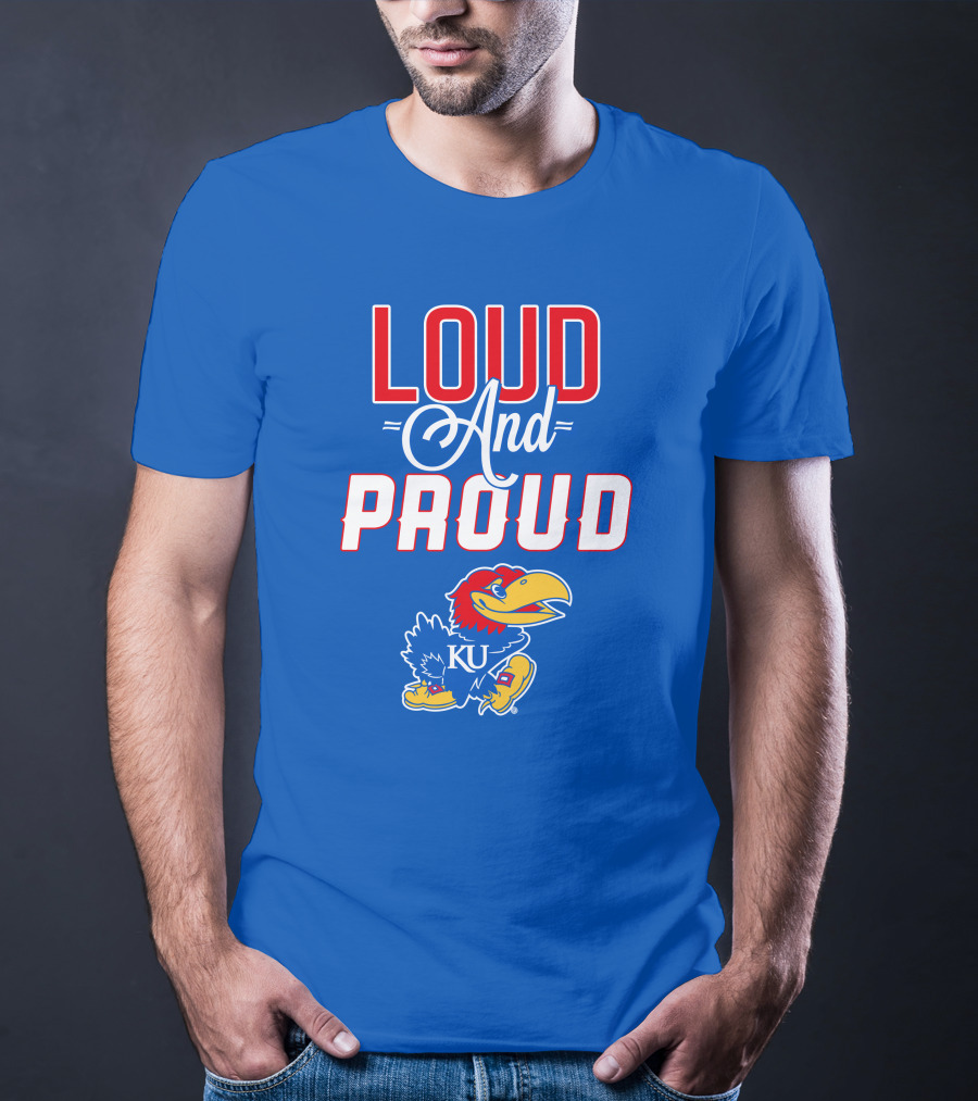 Kansas Jayhawks Loud And Proud KU Jayhawk T-Shirt