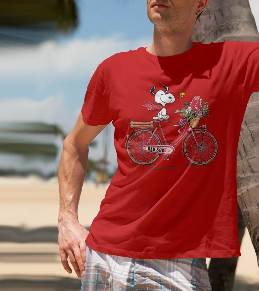 Red Sox Snoopy Big Ride T-Shirt