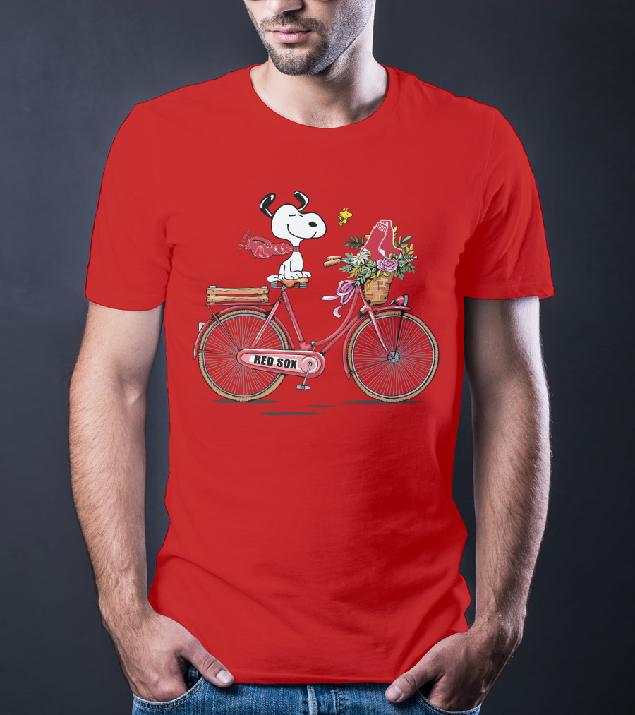 Red Sox Snoopy Big Ride T-Shirt
