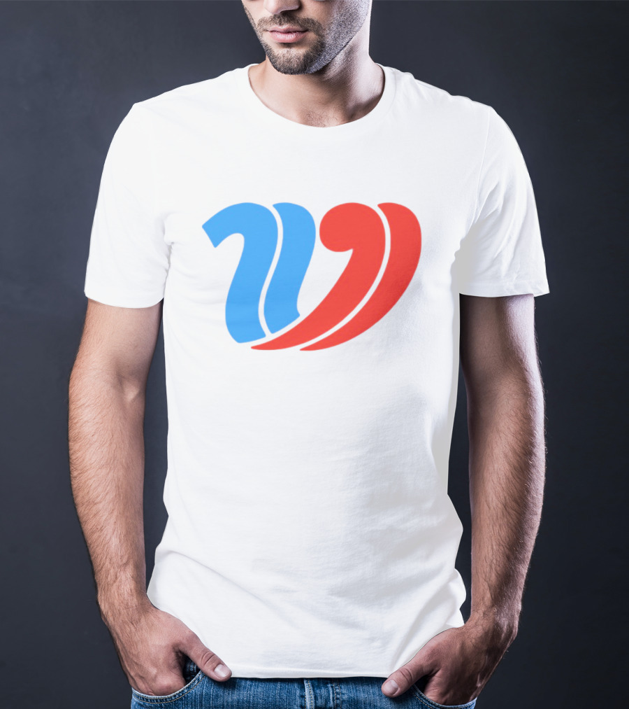 Vulfansa Blue Red Stylized W Icon T-Shirt