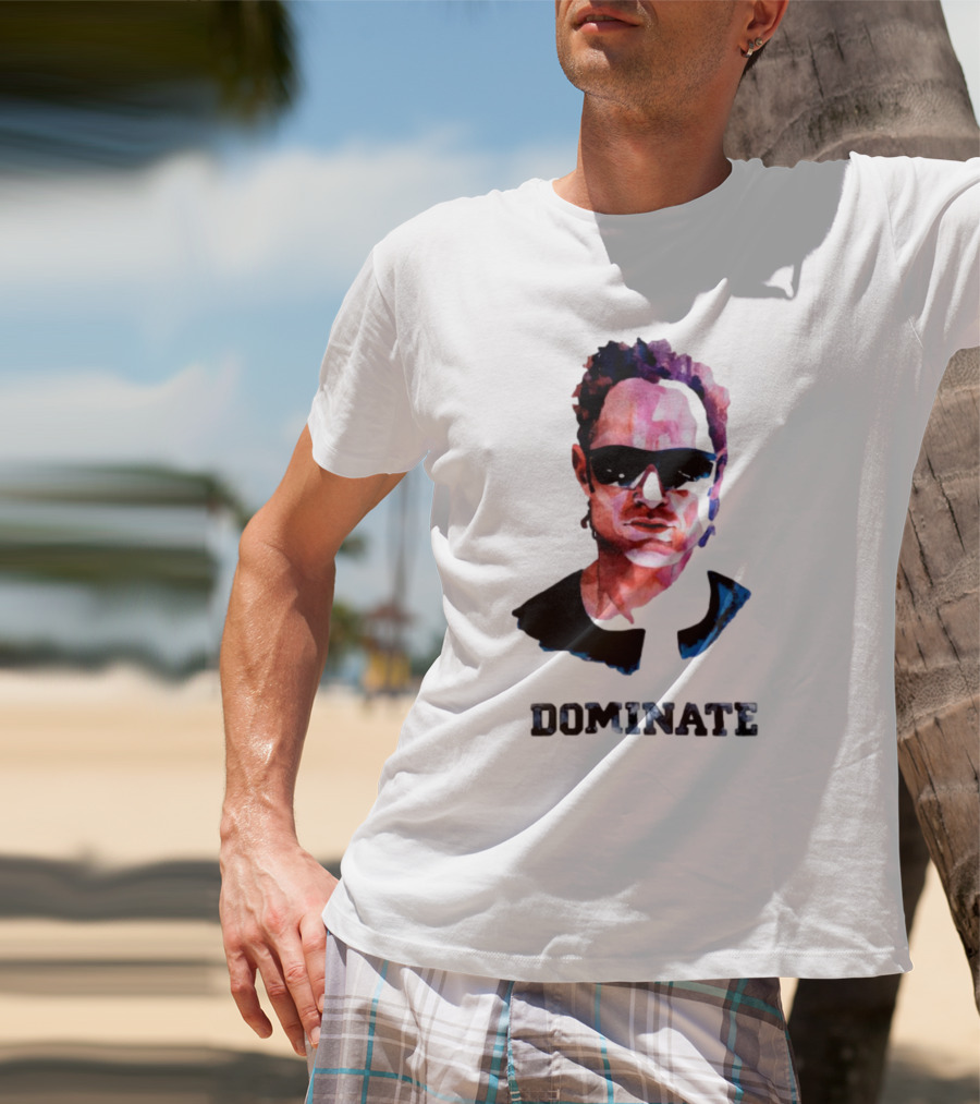 Dominate Win Lose Bold Sunglasses Illustration T-Shirt