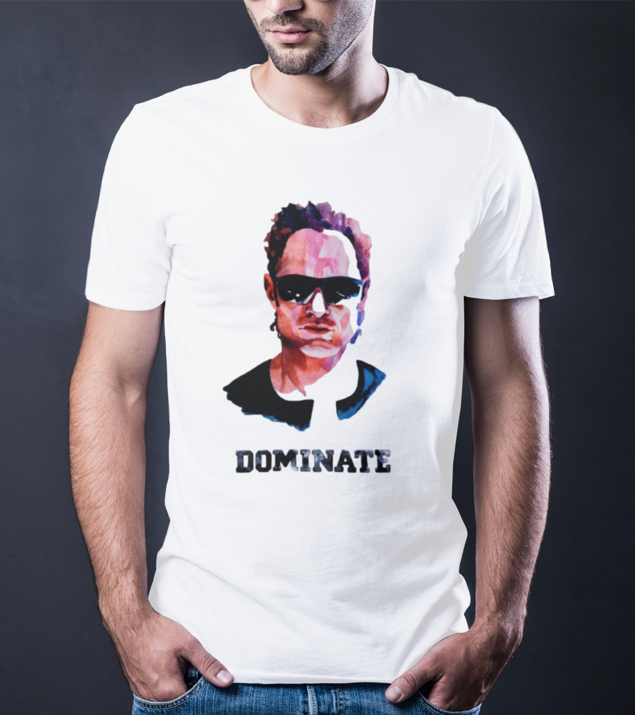 Dominate Win Lose Bold Sunglasses Illustration T-Shirt