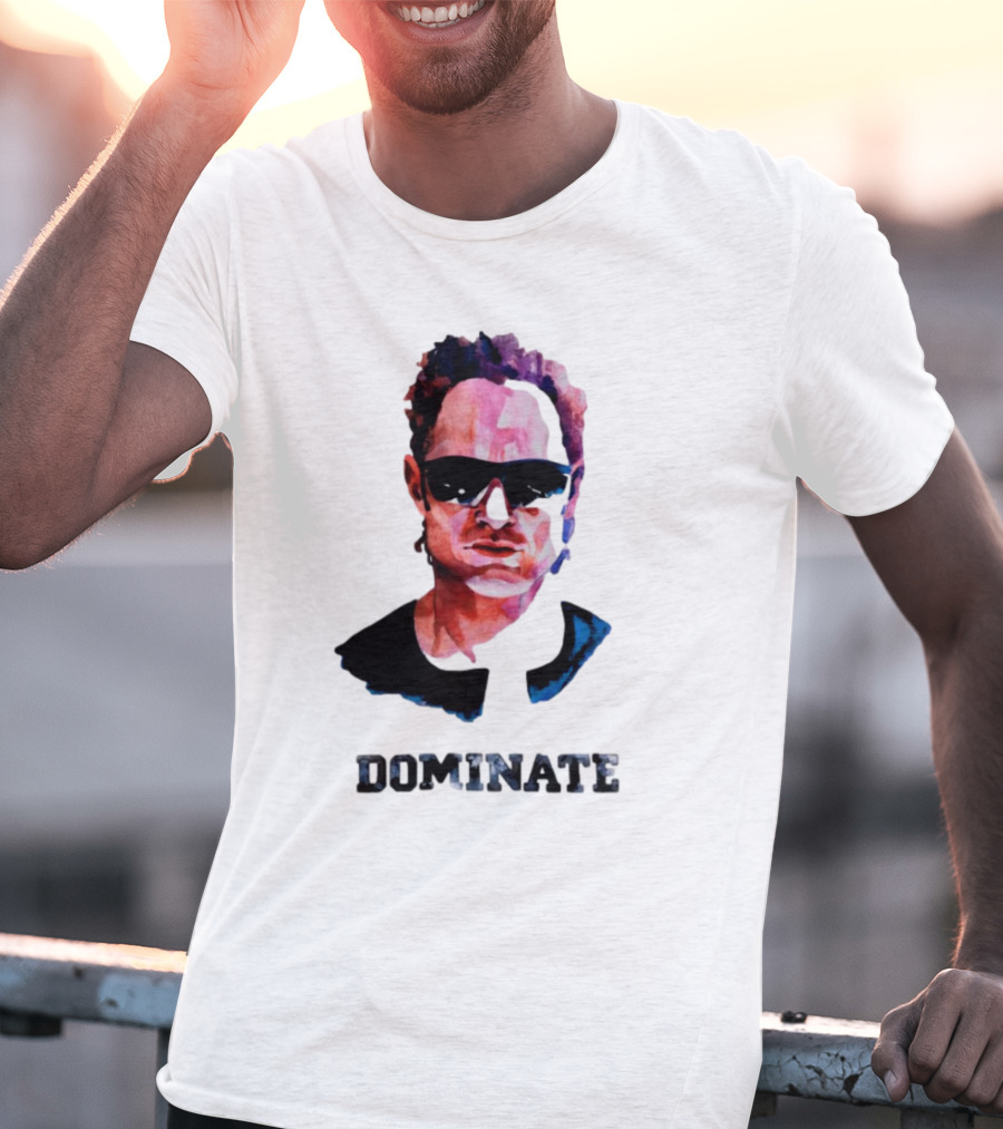 Dominate Win Lose Bold Sunglasses Illustration T-Shirt