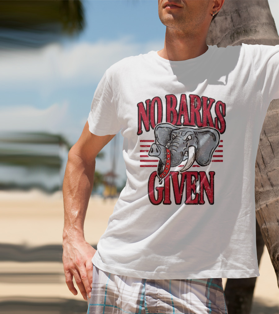Alabama Crimson Tide Triumphs Over Georgia Bulldogs No Barks Given T-Shirt