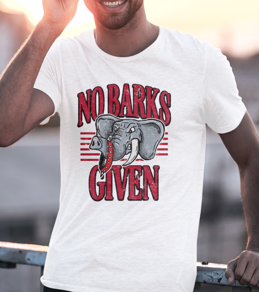 Alabama Crimson Tide Triumphs Over Georgia Bulldogs No Barks Given T-Shirt