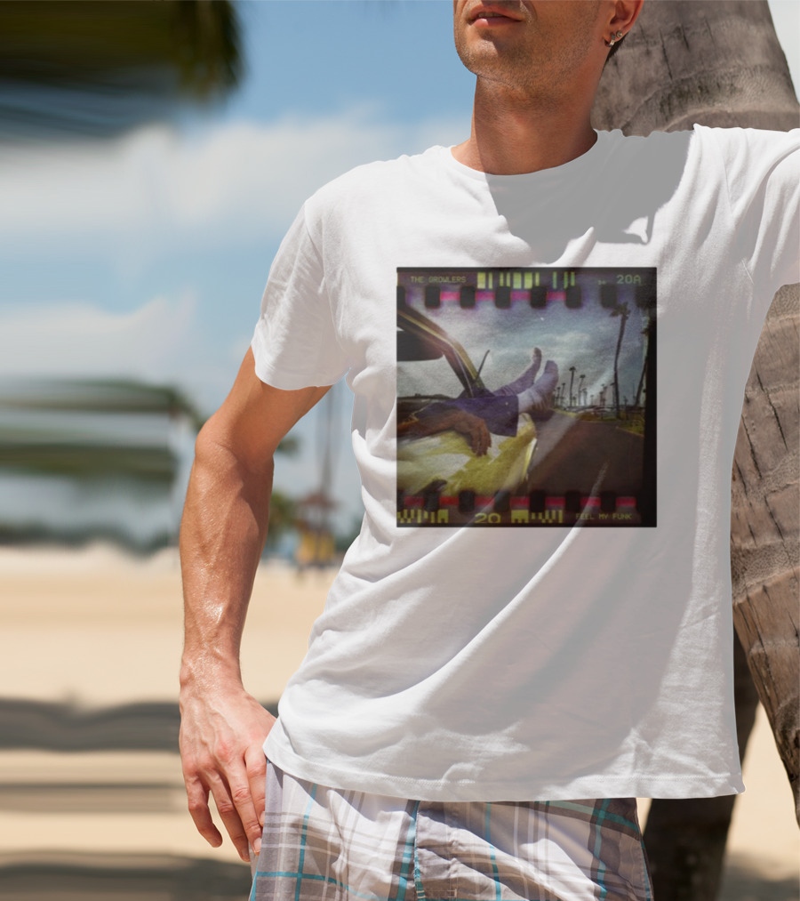 The Growlers Feel My Funk Vintage Filmstrip Car Ride Palms T-Shirt