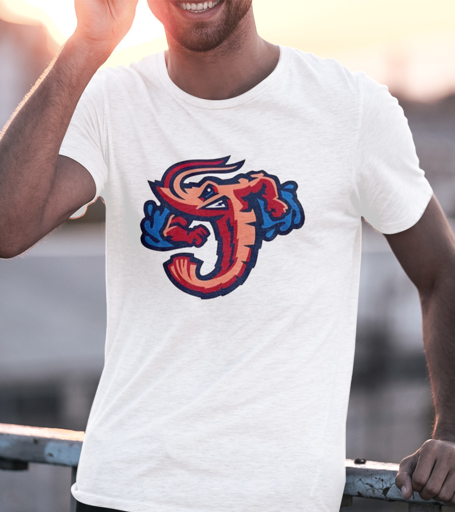 Jacksonville Jumbo Shrimp J Logo 2025 International League Champions MLB T-Shirt