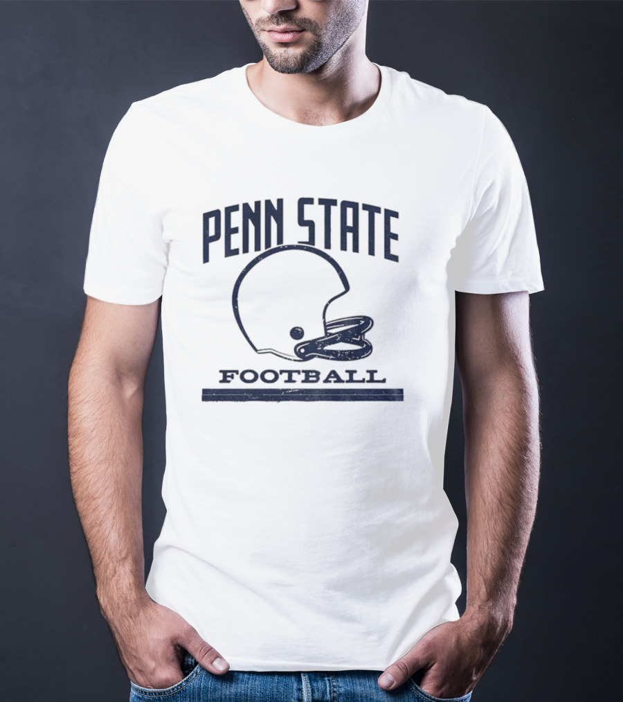 Penn State Football Vintage Helmet Design T-Shirt