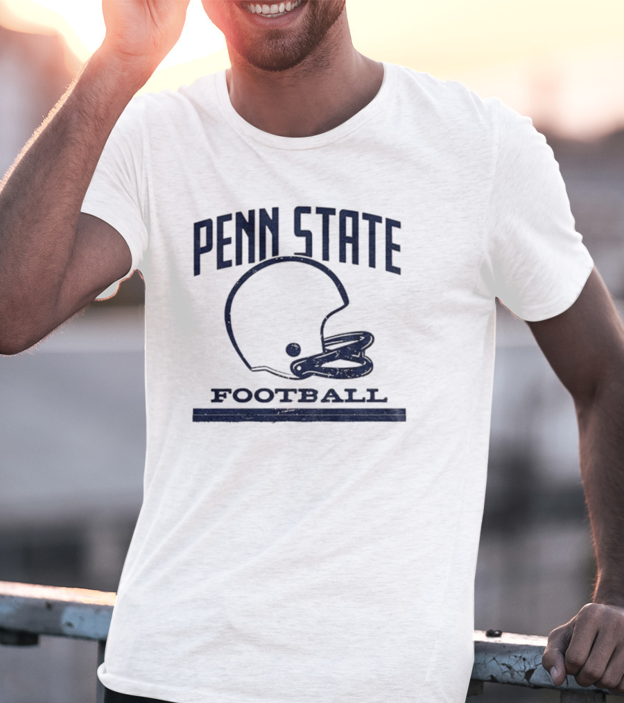 Penn State Football Vintage Helmet Design T-Shirt