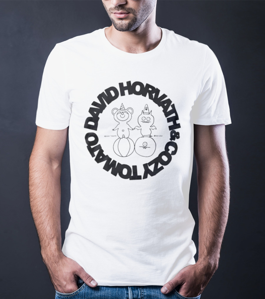 David Horvath Cozy Tomato Bear Tomato Character Design T-Shirt