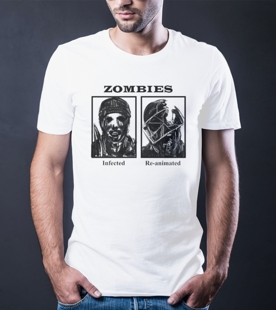 Zombies Infected Re-Animated Horror T-Shirt