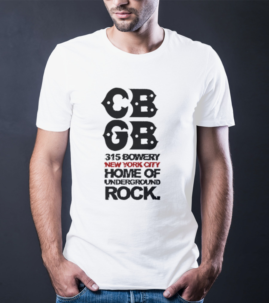 CBGB Festival 1973 New York City 315 Bowery Underground Rock T-Shirt