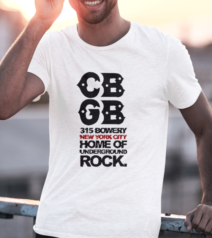 CBGB Festival 1973 New York City 315 Bowery Underground Rock T-Shirt