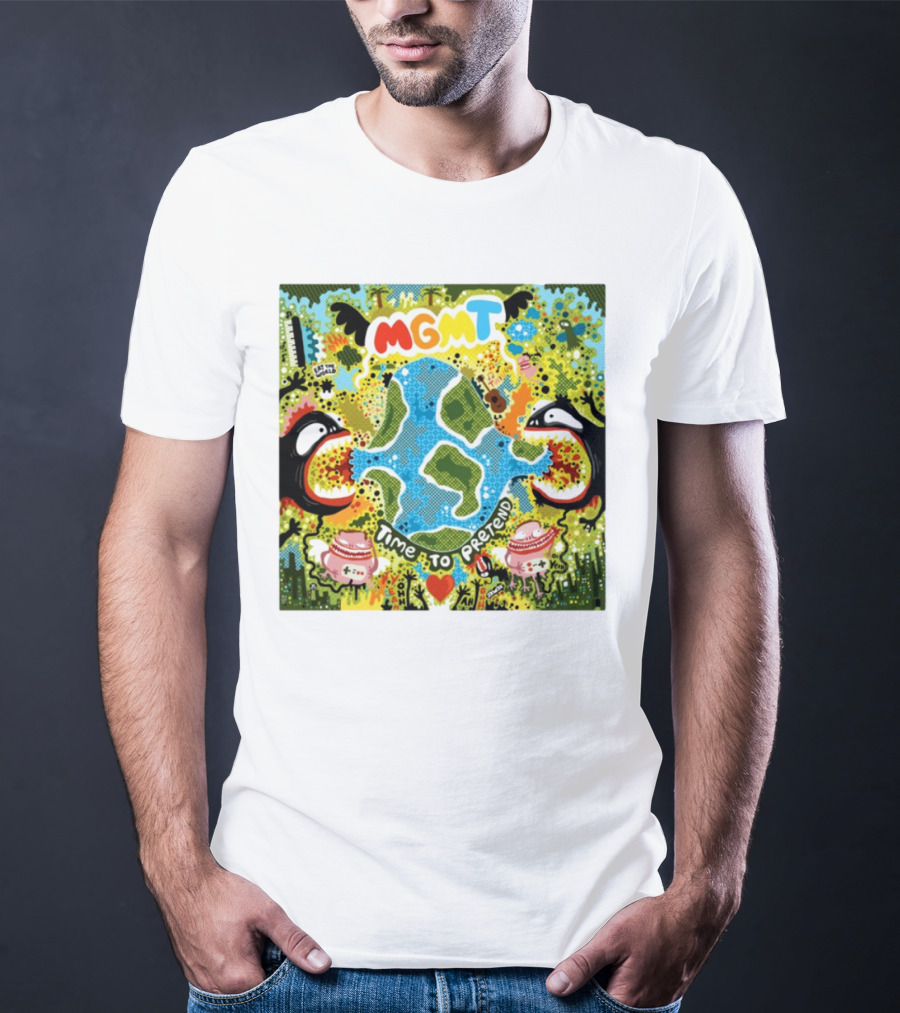 MGMT Time To Pretend EP Colorful Nature Fantasy Album Art T-Shirt