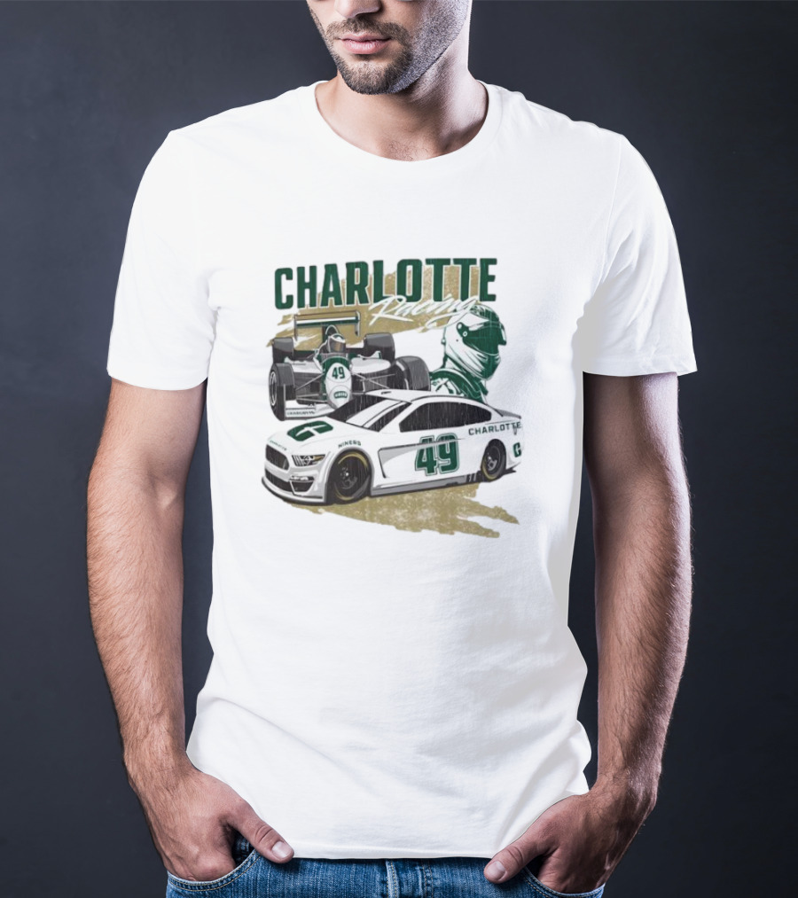 Charlotte Racing Car 49 UNC Niners Racing Team T-Shirt