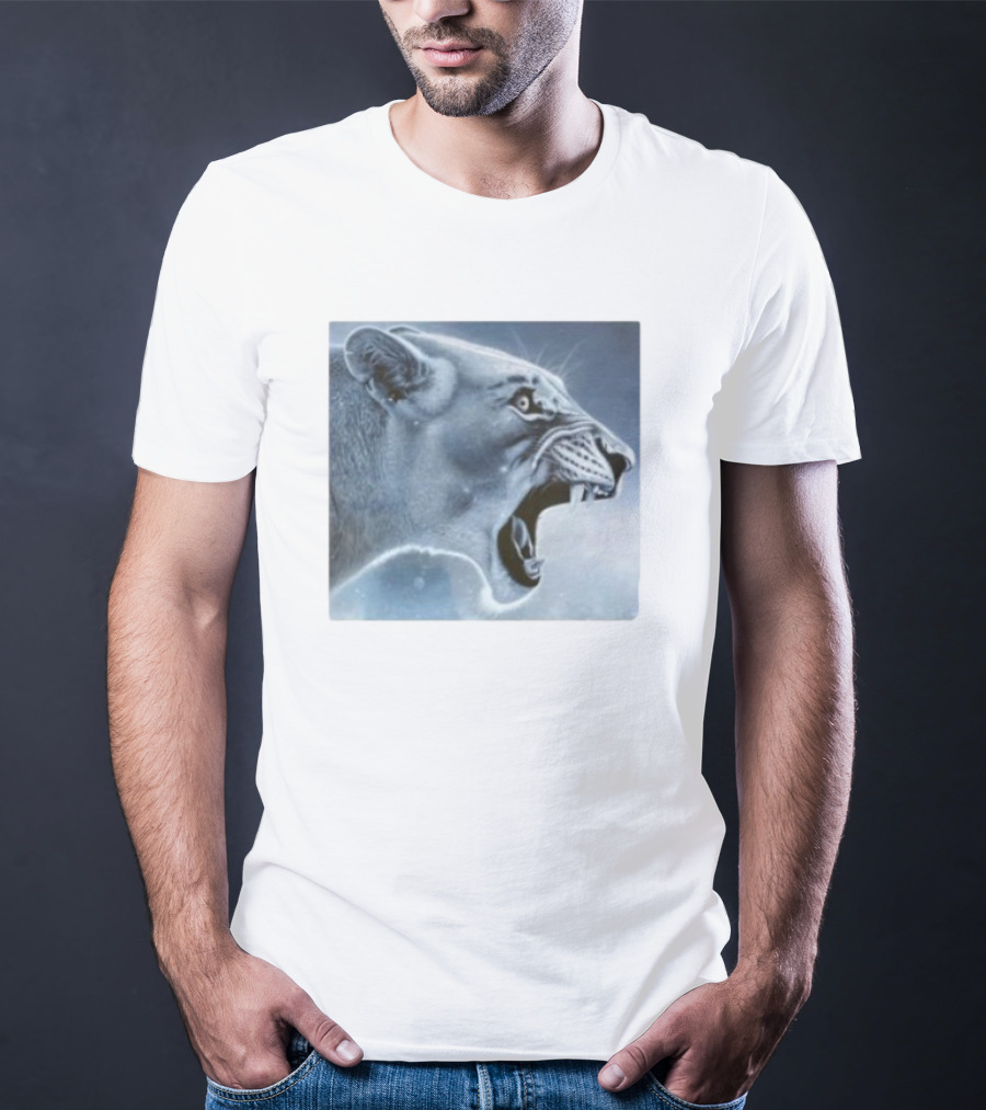 Lion Rage Intense Roar Fierce Expression T-Shirt