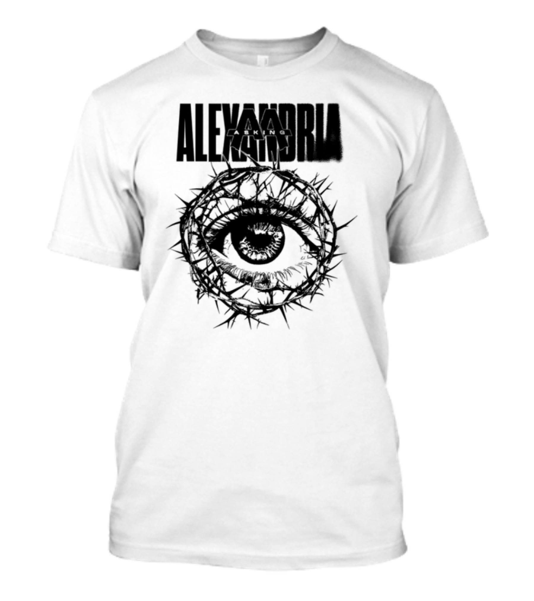Asking Alexandria Stand Up And Scream Thorn Eye Design T-Shirt