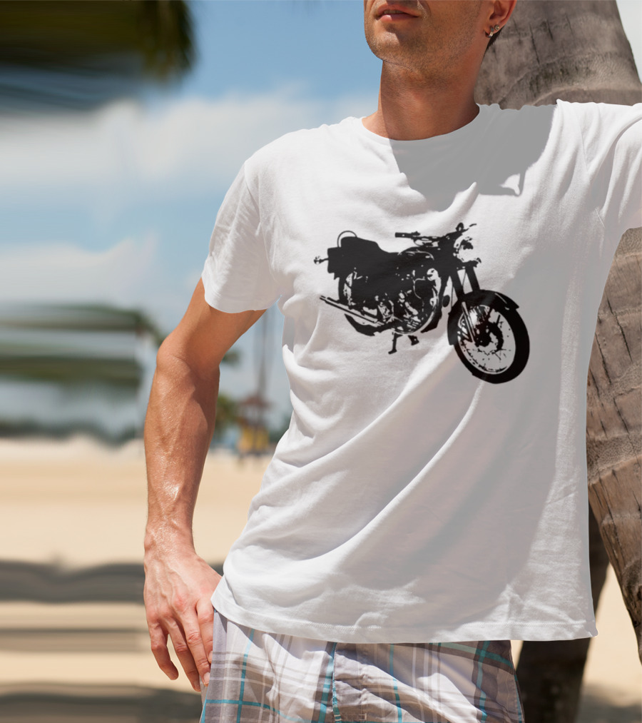 Bacon Hair Riding Motorcycle Fun Adventure T-Shirt