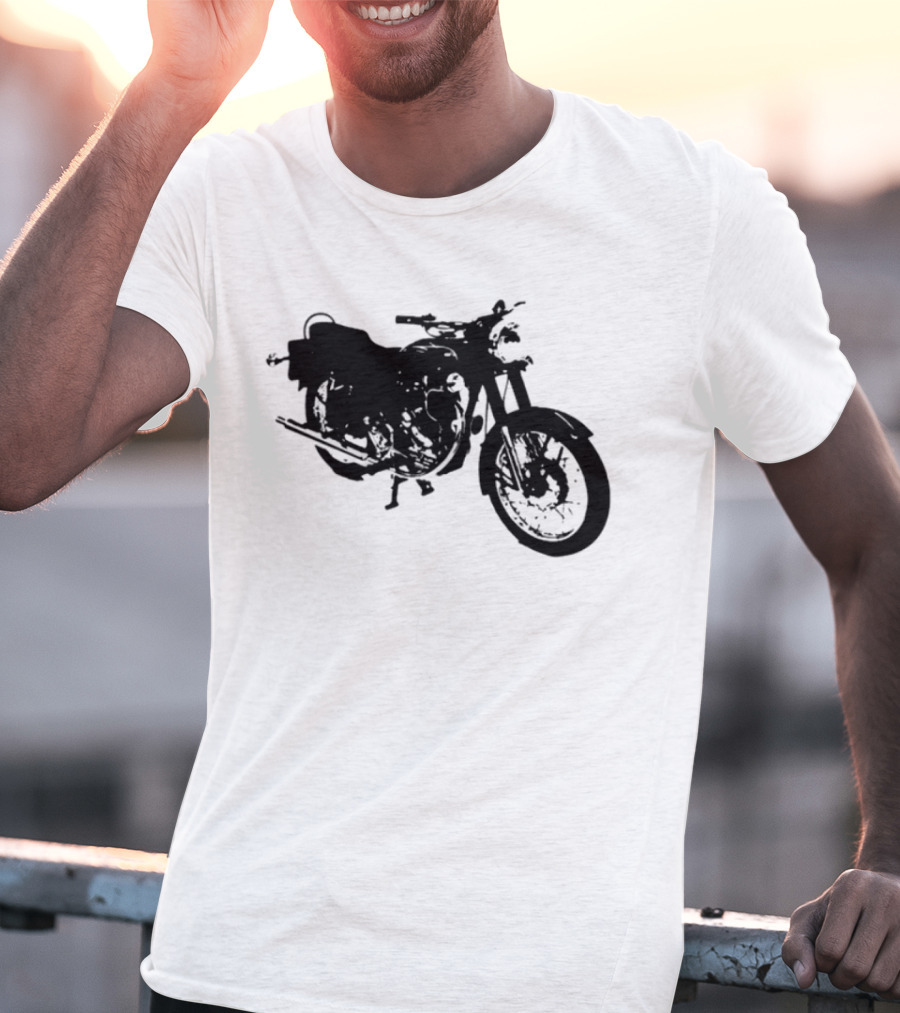 Bacon Hair Riding Motorcycle Fun Adventure T-Shirt