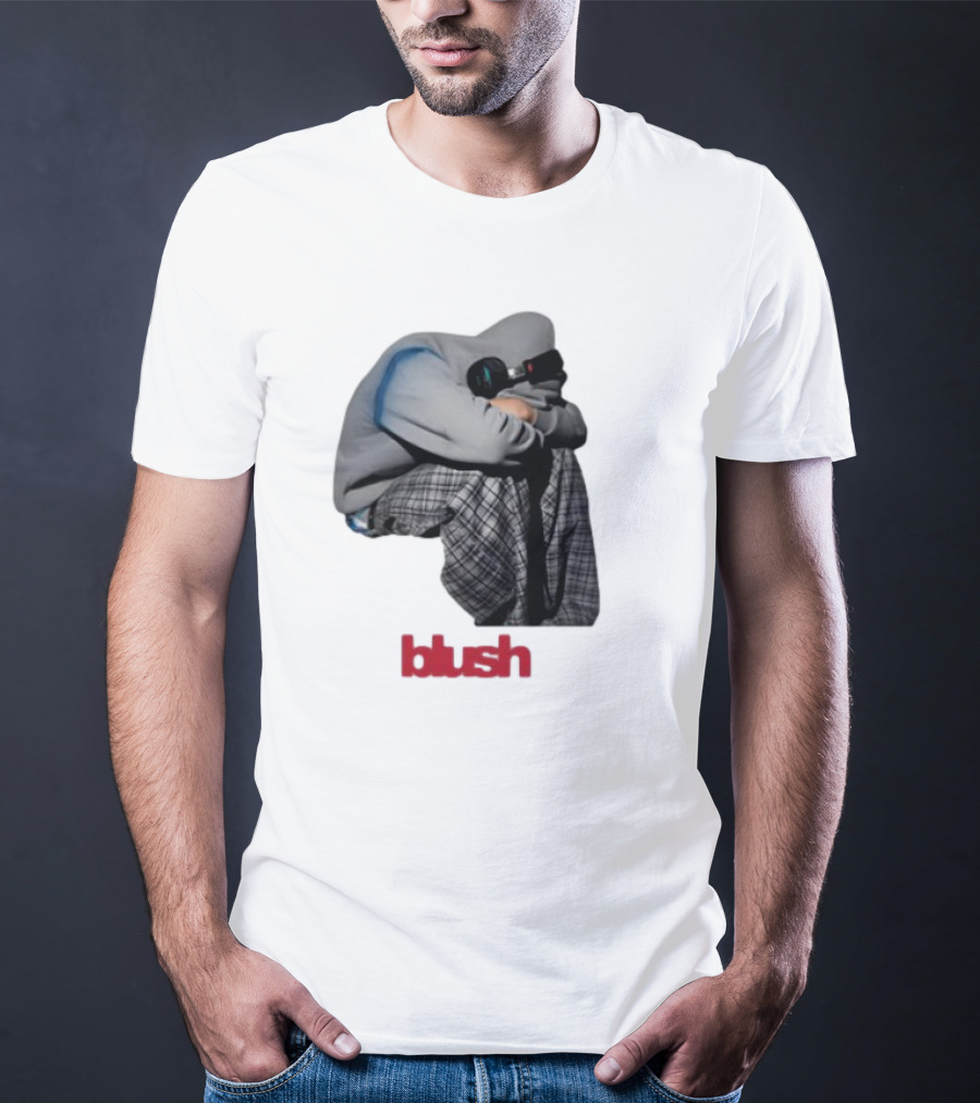 Blush Headphones Plaid Pants Mood T-Shirt