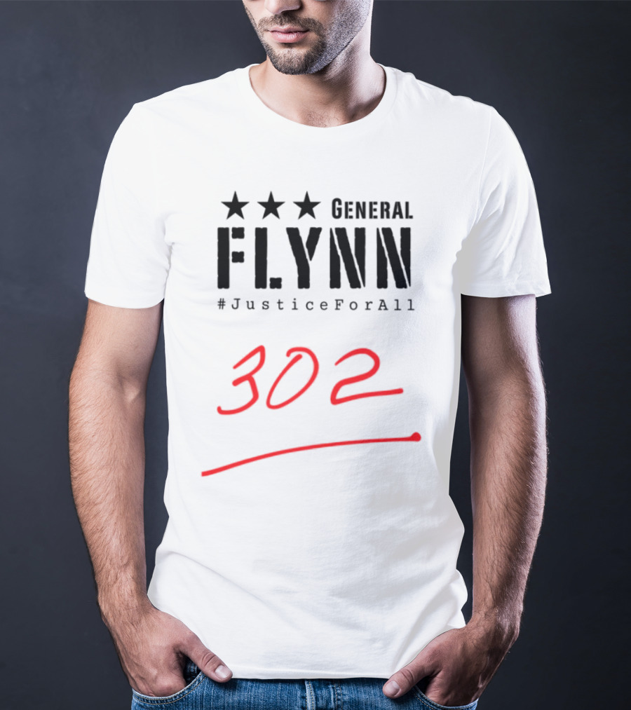 General Flynn Justice For All 302 Signature T-Shirt