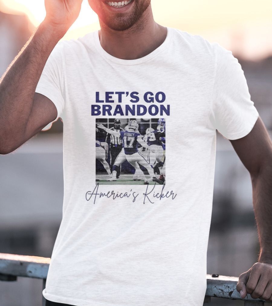 Let's Go Brandon America's Kicker Dallas Cowboys T-Shirt