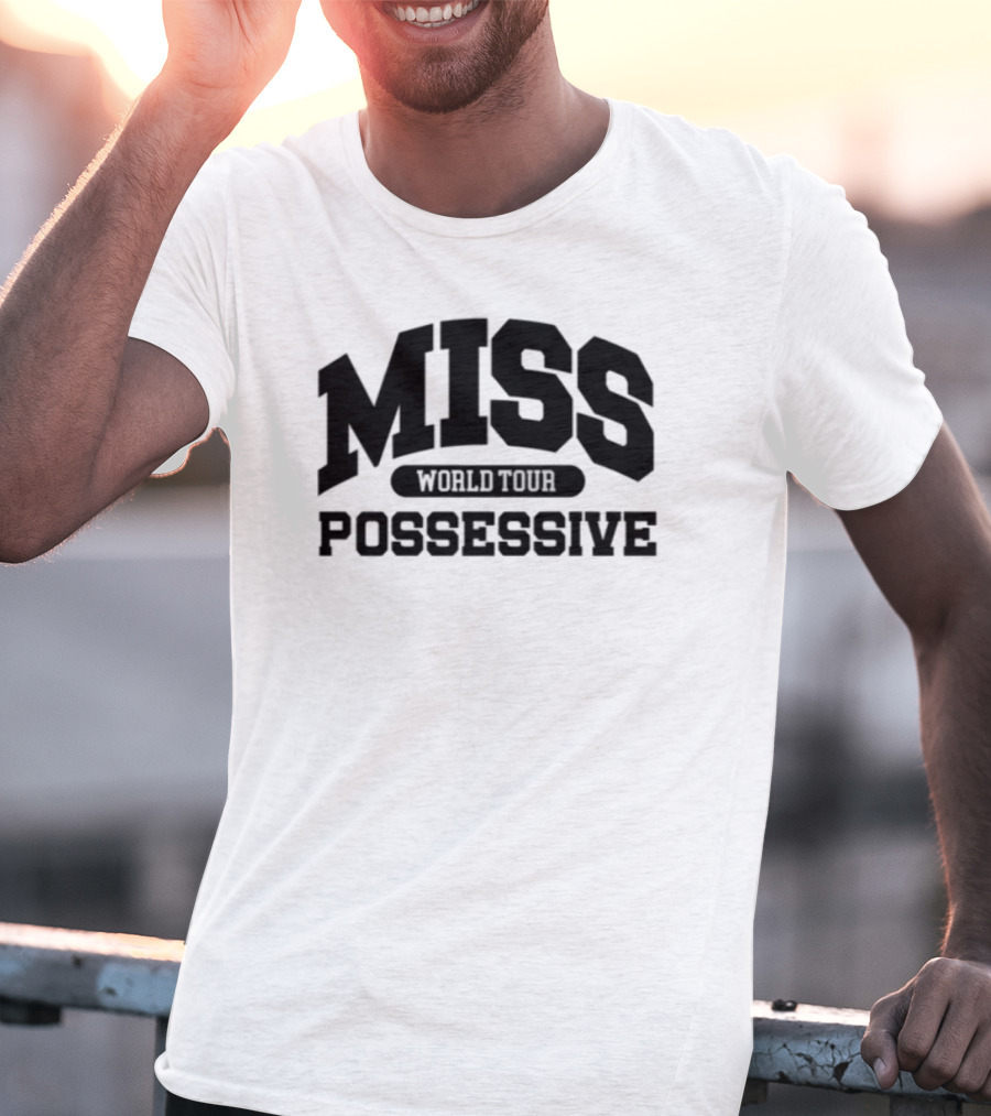 Miss Possessive World Tour 1984 Concert Schedule Vintage Style T-Shirt