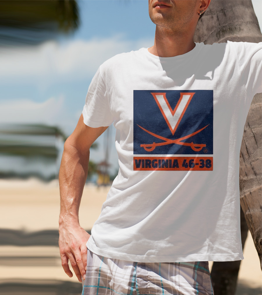 UVA Cavaliers Victory Hoos Did It Again Virginia 46-38 T-Shirt