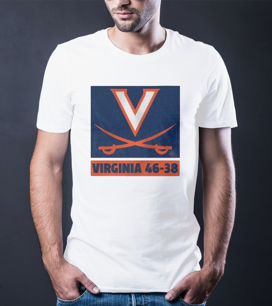 UVA Cavaliers Victory Hoos Did It Again Virginia 46-38 T-Shirt