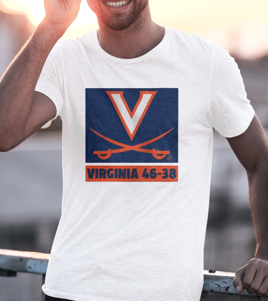 UVA Cavaliers Victory Hoos Did It Again Virginia 46-38 T-Shirt