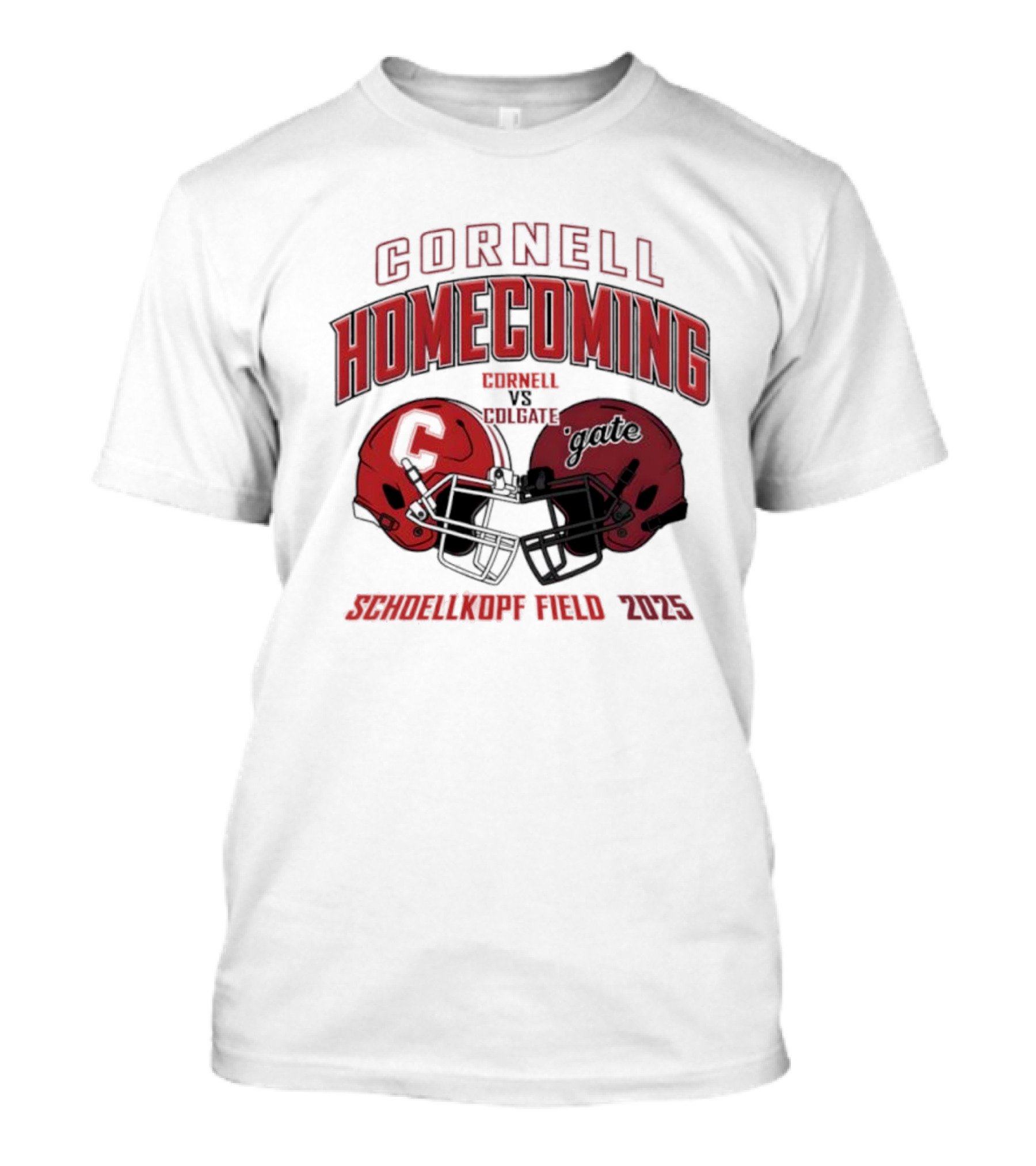 Cornell Homecoming 2025 Cornell Vs Colgate Schoellkopf Field Game Day T-Shirt