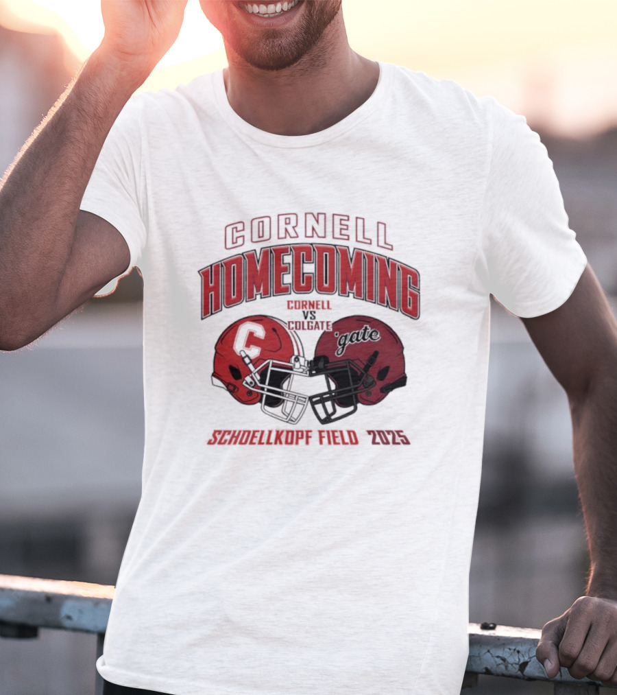 Cornell Homecoming 2025 Cornell Vs Colgate Schoellkopf Field Game Day T-Shirt