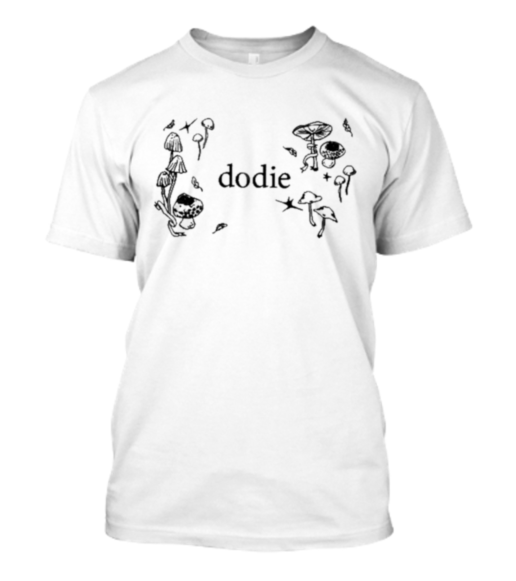 Dodie Aesthetic Mushroom Forest Motif T-Shirt