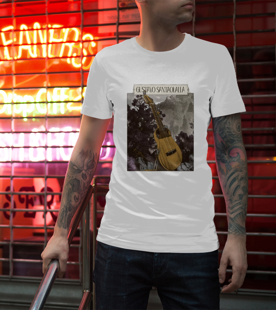 Gustavo Santaolalla Guitar Tour 2025 Artwork T-Shirt