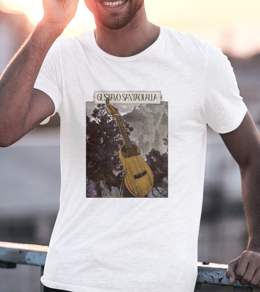 Gustavo Santaolalla Guitar Tour 2025 Artwork T-Shirt