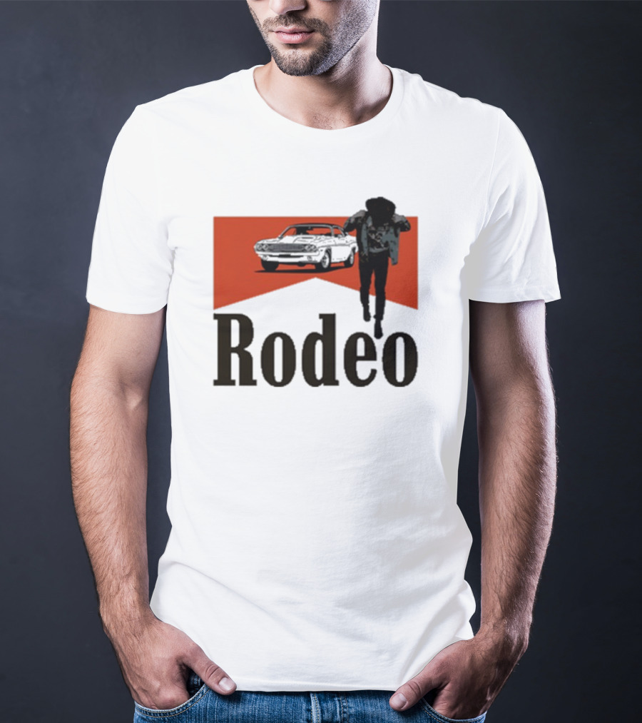 Johnny Stimson Rodeo Car Silhouette T-Shirt