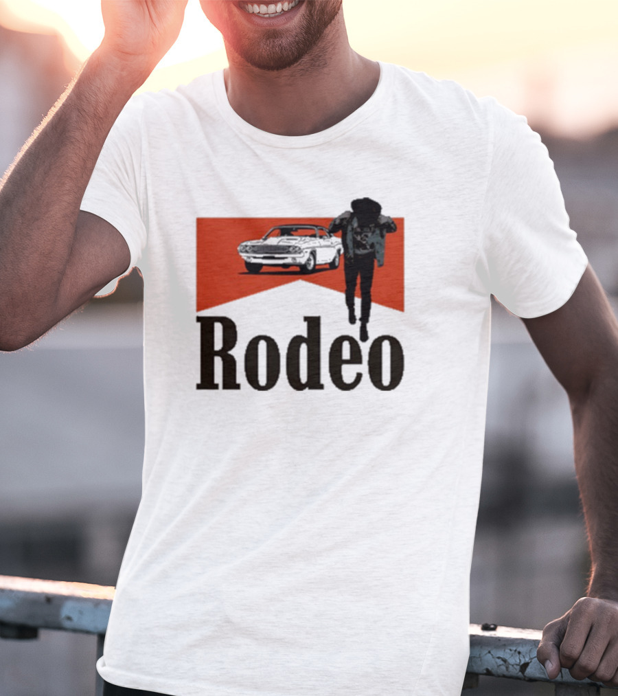 Johnny Stimson Rodeo Car Silhouette T-Shirt