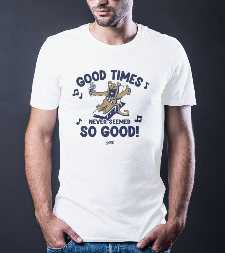 Penn State Nittany Lions Good Times Never Seemed So Good Mascot Lounge Chair Thumbs Up T-Shirt