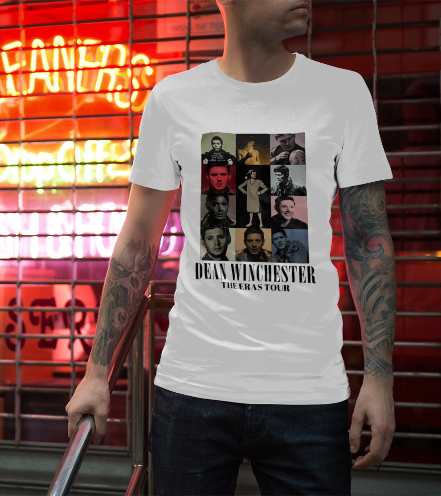 Dean Winchester The Eras Tour Supernatural TV Show T-Shirt