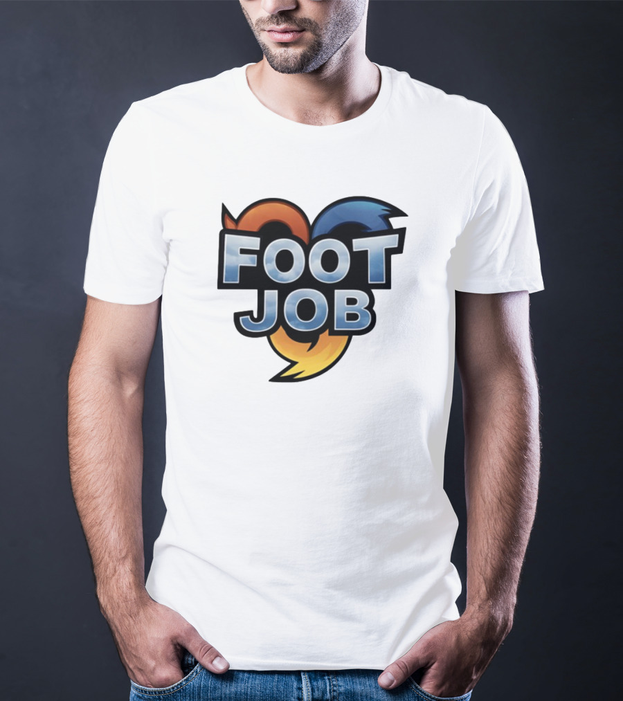 "Footjob Heroes Adventure Icon Parody" T-Shirt