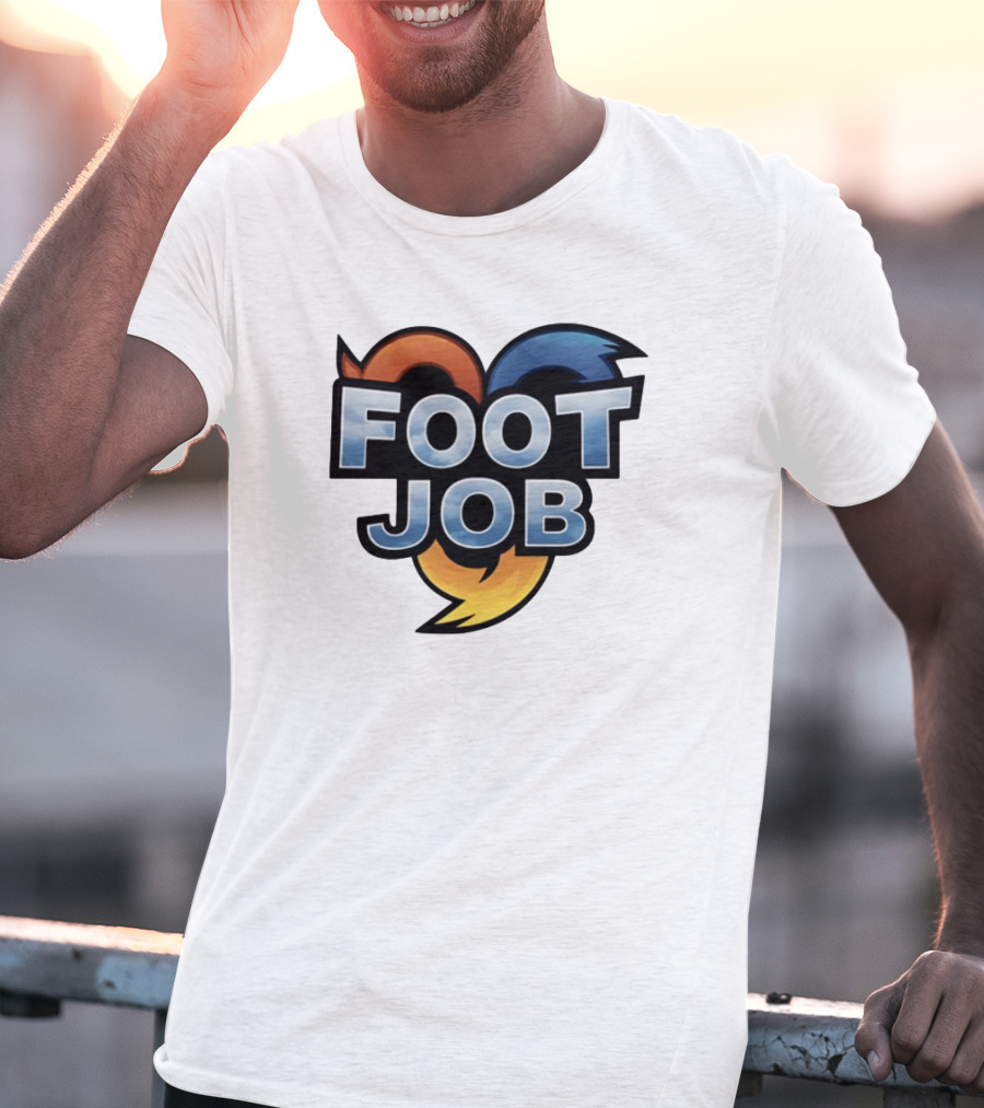 "Footjob Heroes Adventure Icon Parody" T-Shirt