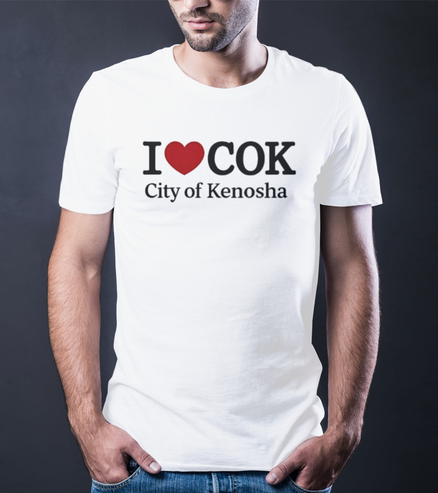 I Love COK Heart City Of Kenosha T-Shirt