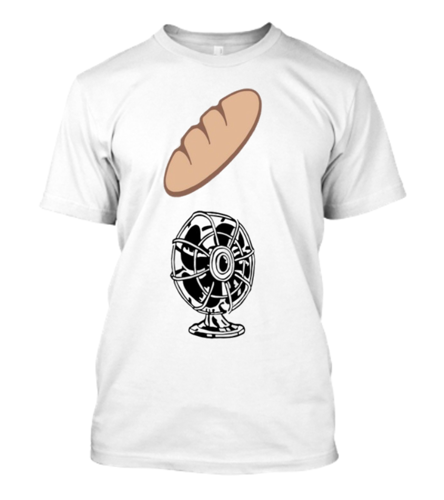 James B. Jones Breadfan Baguette And Fan Icon T-Shirt