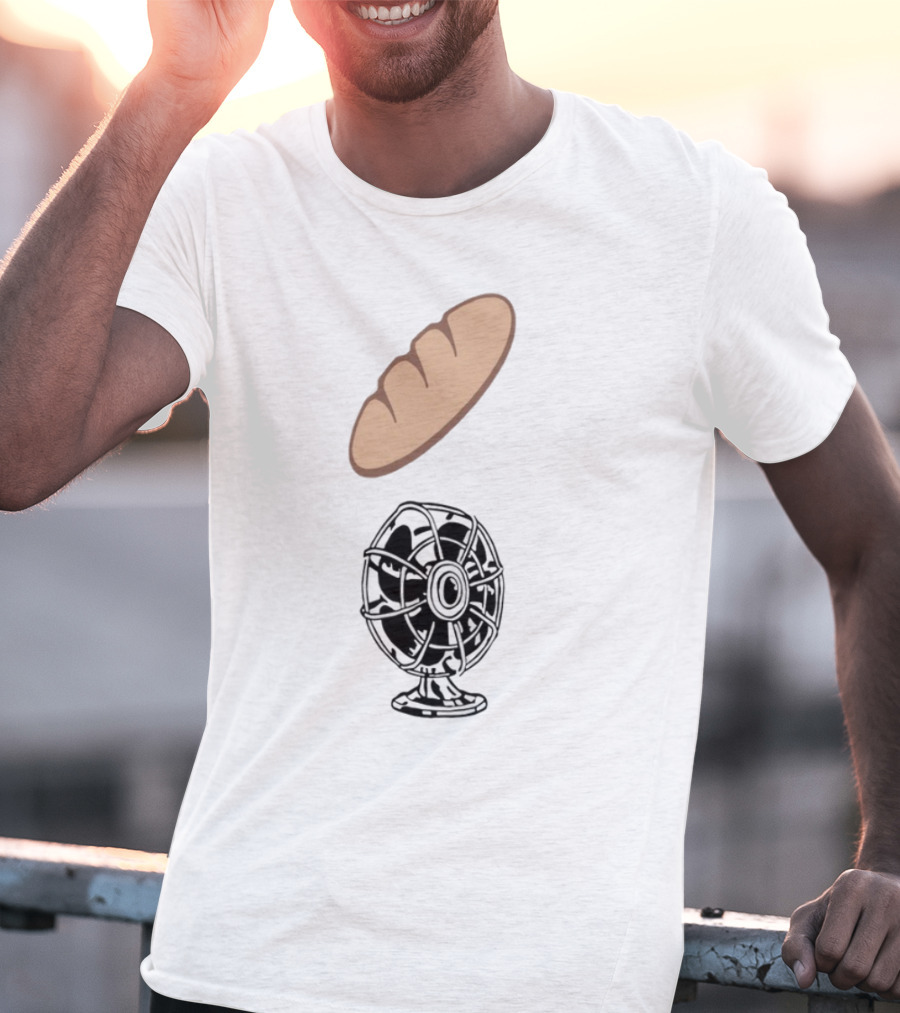 James B. Jones Breadfan Baguette And Fan Icon T-Shirt