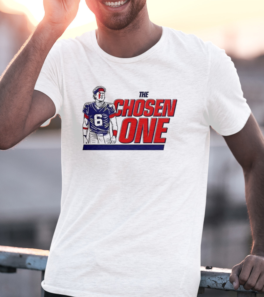 Jaxson Dart New York Giants The Chosen One T-Shirt